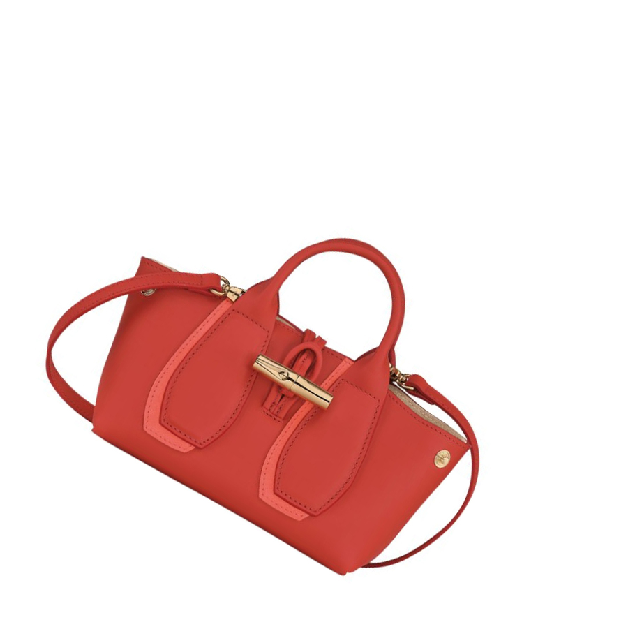 Longchamp Roseau Shadow XS Naisten Käsilaukut Pinkki | Fi-ALWF763