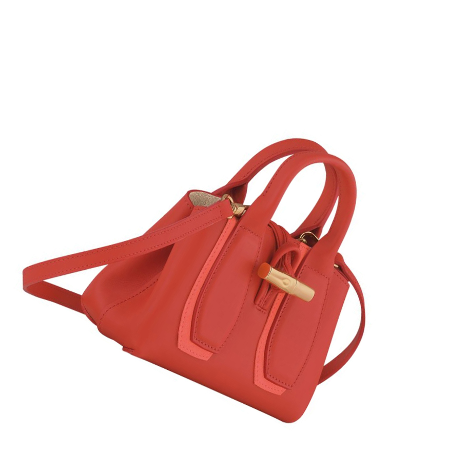 Longchamp Roseau Shadow XS Naisten Käsilaukut Pinkki | Fi-ALWF763