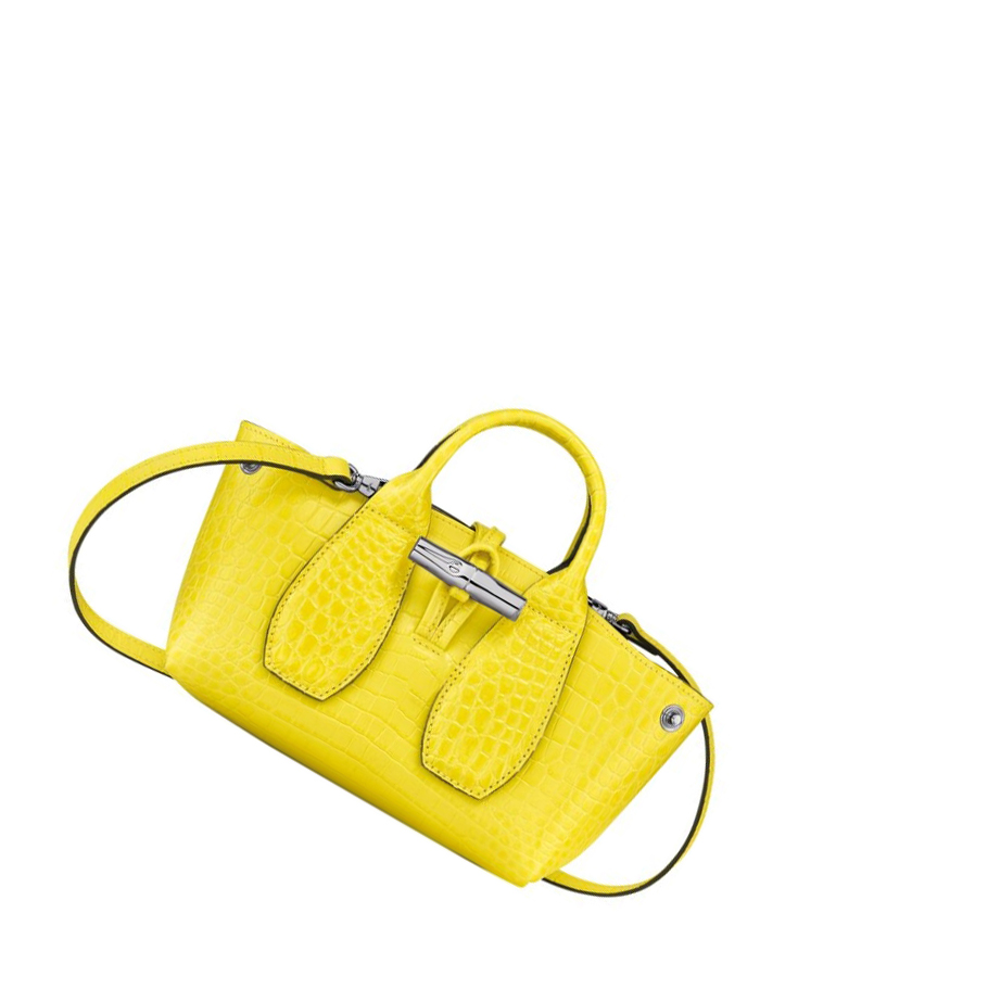 Longchamp Roseau XS Naisten Käsilaukut Keltainen | Fi-BCKF823