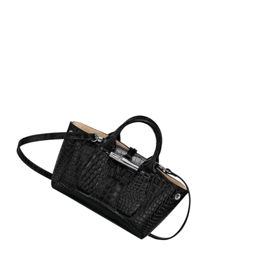Longchamp Roseau XS Naisten Käsilaukut Mustat | Fi-DBJM837