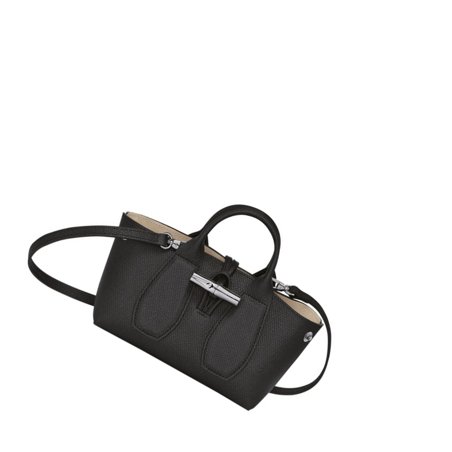 Longchamp Roseau XS Naisten Käsilaukut Mustat | Fi-WFRA184