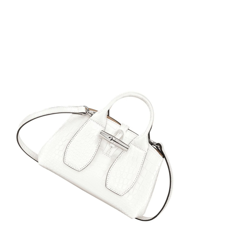 Longchamp Roseau XS Naisten Käsilaukut Valkoinen | Fi-JFKQ213