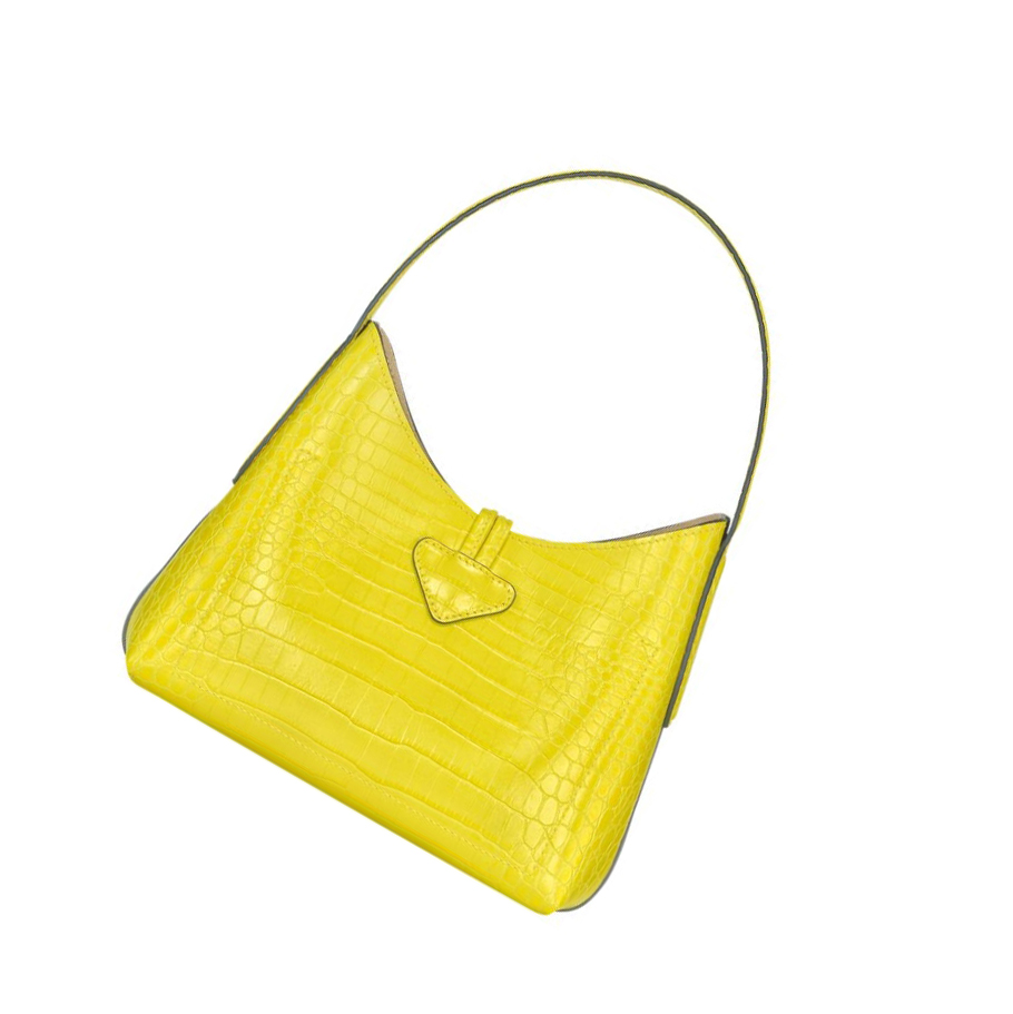 Longchamp Roseau XS Naisten Olkalaukku Keltainen | Fi-SDPO587