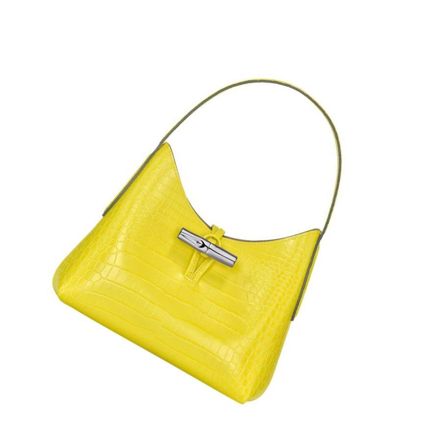 Longchamp Roseau XS Naisten Olkalaukku Keltainen | Fi-SDPO587