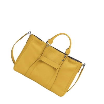Longchamp 3D M Naisten Käsilaukut Keltainen | Fi-GFUN827