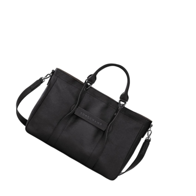 Longchamp 3D M Naisten Käsilaukut Mustat | Fi-TNLX348