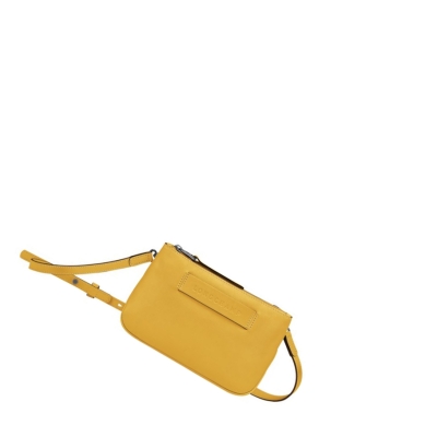 Longchamp 3D Naisten Crossbody Laukut Keltainen | Fi-WEZM052