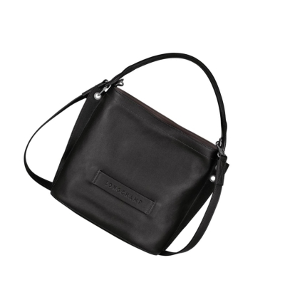 Longchamp 3D Naisten Crossbody Laukut Mustat | Fi-MGKI817