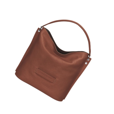 Longchamp 3D Naisten Olkalaukku Ruskea | Fi-DZQU835