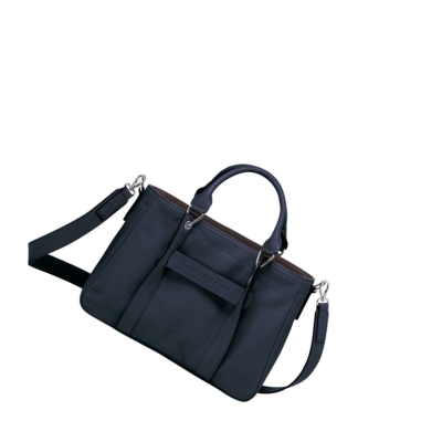 Longchamp 3D S Naisten Käsilaukut Sininen | Fi-QKZU472