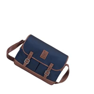 Longchamp Boxford Miesten Crossbody Laukut Laivastonsininen | Fi-YQFX231