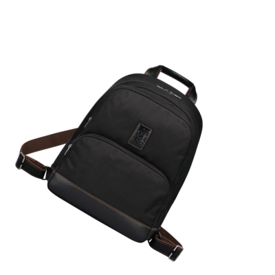 Longchamp Boxford Miesten Reppu Mustat | Fi-EHBQ298