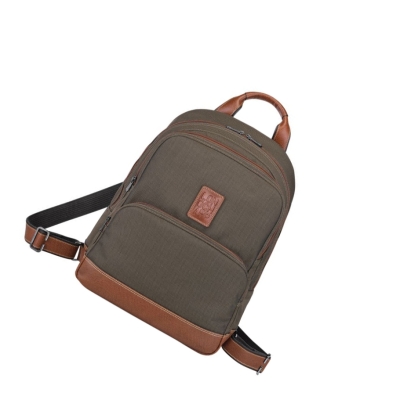 Longchamp Boxford Miesten Reppu Ruskea | Fi-OUGA406