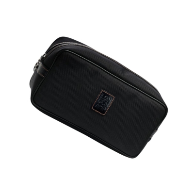Longchamp Boxford Miesten Toilettilaukku Mustat | Fi-PGEK543