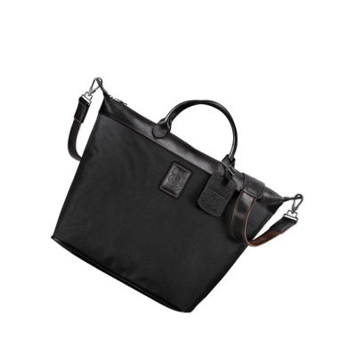 Longchamp Boxford Naisten Matkakassit Mustat | Fi-ZQFG496