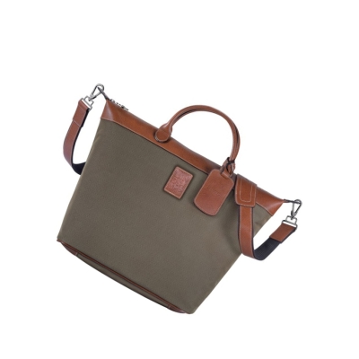 Longchamp Boxford Naisten Matkakassit Ruskea | Fi-YNWT307