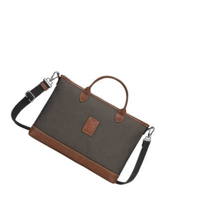 Longchamp Boxford S Miesten Salkku Ruskea | Fi-JCOM052