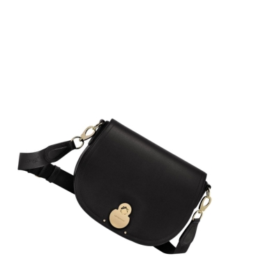 Longchamp Cavalcade M Naisten Crossbody Laukut Mustat | Fi-LGUI140