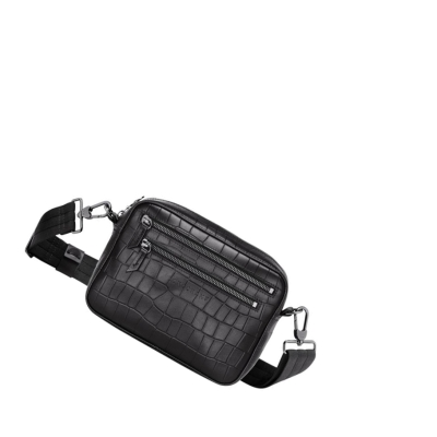 Longchamp Croco Block Naisten Crossbody Laukut Mustat | Fi-VFMS861