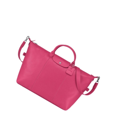 Longchamp Le Foulonné L Naisten Matkakassit Pinkki | Fi-XUOP678