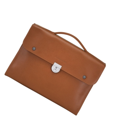 Longchamp Le Foulonné M Miesten Salkku Ruskea | Fi-MSFZ289