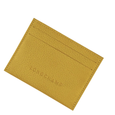 Longchamp Le Foulonné Miesten Kortinhaltijat Keltainen | Fi-VMID518