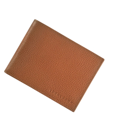 Longchamp Le Foulonné Miesten Lompakko Ruskea | Fi-CPTE394