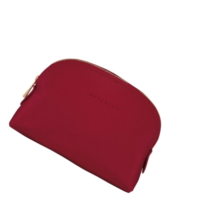 Longchamp Le Foulonné Miesten Pouches Punainen | Fi-YXWE413