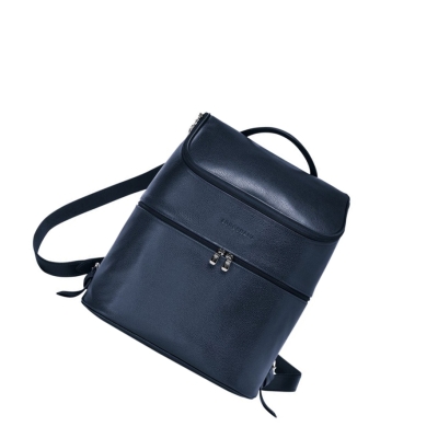 Longchamp Le Foulonné Miesten Reppu Laivastonsininen | Fi-QDYZ745