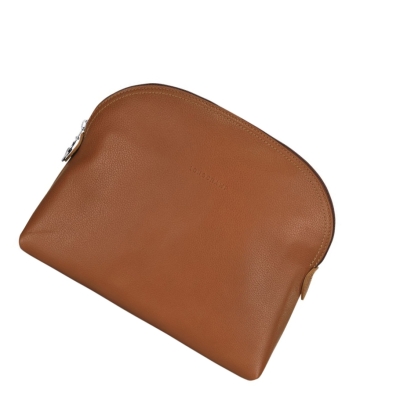 Longchamp Le Foulonné Miesten Toilettilaukku Ruskea | Fi-BNFA719