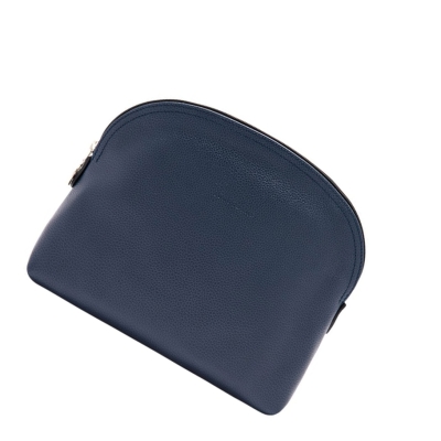Longchamp Le Foulonné Miesten Toilettilaukku Laivastonsininen | Fi-FJIE673