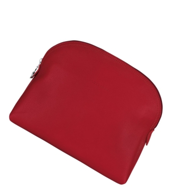Longchamp Le Foulonné Miesten Toilettilaukku Punainen | Fi-HXCT312