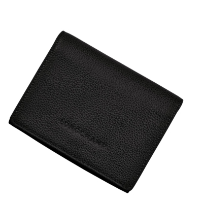 Longchamp Le Foulonné Naisten Lompakko Mustat | Fi-UQGO975