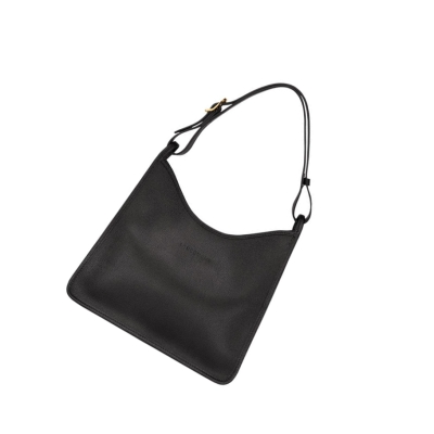 Longchamp Le Foulonné Naisten Olkalaukku Mustat | Fi-GABQ536