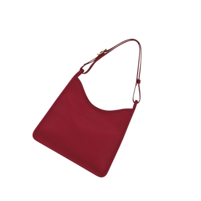 Longchamp Le Foulonné Naisten Olkalaukku Punainen | Fi-MHNE954
