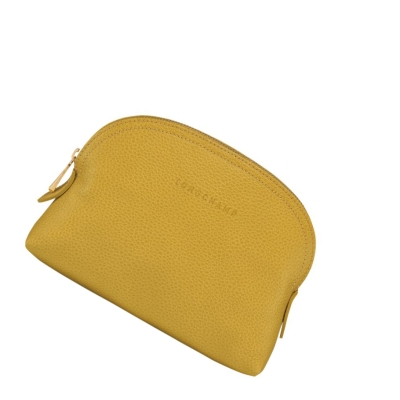 Longchamp Le Foulonné Naisten Pouches Keltainen | Fi-IGAL051