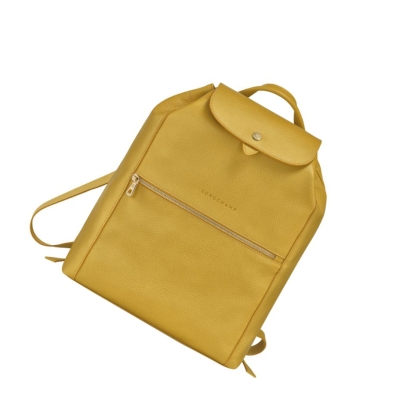 Longchamp Le Foulonné Naisten Reppu Keltainen | Fi-IOJB237
