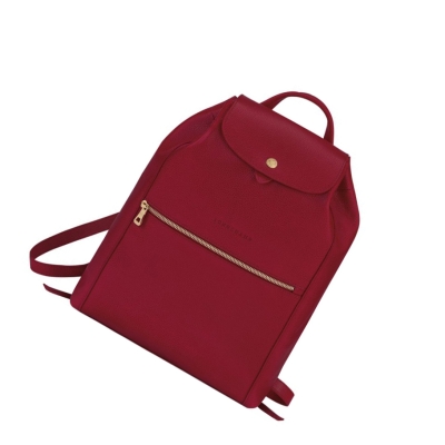 Longchamp Le Foulonné Naisten Reppu Punainen | Fi-JBZM195