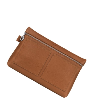 Longchamp Le Foulonné Naisten Toilettilaukku Ruskea | Fi-SXHD723