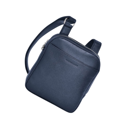 Longchamp Le Foulonné S Miesten Crossbody Laukut Laivastonsininen | Fi-OYKN342