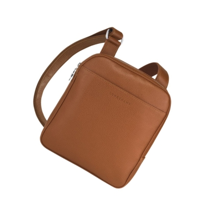 Longchamp Le Foulonné S Miesten Crossbody Laukut Ruskea | Fi-YLHI462