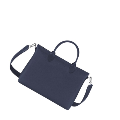 Longchamp Le Foulonné S Naisten Salkku Laivastonsininen | Fi-VOQU406