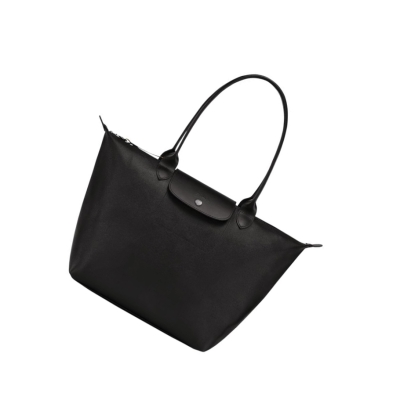 Longchamp Le Pliage City L Naisten Ostoskassit Mustat | Fi-AQBO827