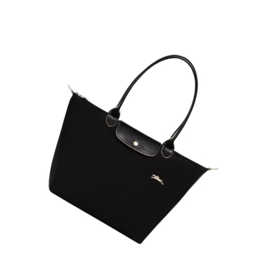 Longchamp Le Pliage Club L Naisten Olkalaukku Mustat | Fi-NERU186