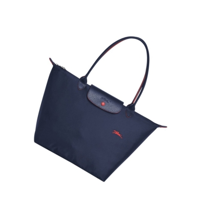 Longchamp Le Pliage Club L Naisten Olkalaukku Laivastonsininen | Fi-XGWU879