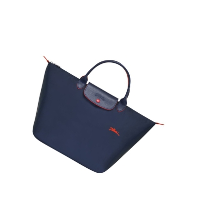 Longchamp Le Pliage Club M Naisten Käsilaukut Laivastonsininen | Fi-ITYL483