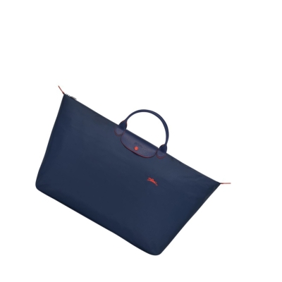 Longchamp Le Pliage Club XL Naisten Matkakassit Laivastonsininen | Fi-TFUP891