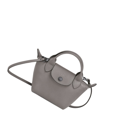 Longchamp Le Pliage Cuir Naisten Crossbody Laukut Harmaat | Fi-FNVY169