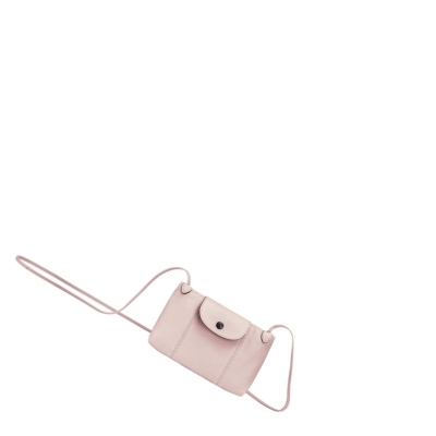 Longchamp Le Pliage Cuir Naisten Crossbody Laukut Pinkki | Fi-HCZD158