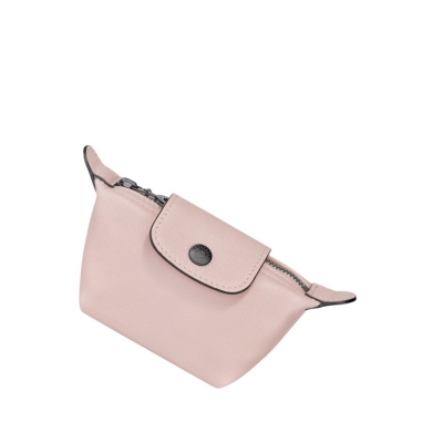 Longchamp Le Pliage Cuir Naisten Kolikkokukkarot Pinkki | Fi-EDFO527